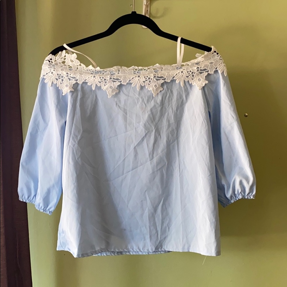 Powder blue Blouse